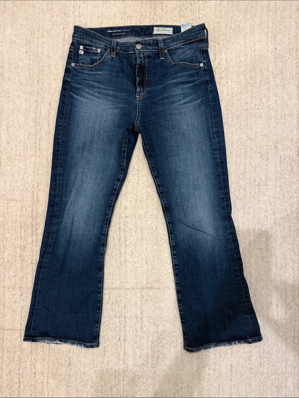 Ag Adriano Goldschmied Dark Blue Flare Jeans